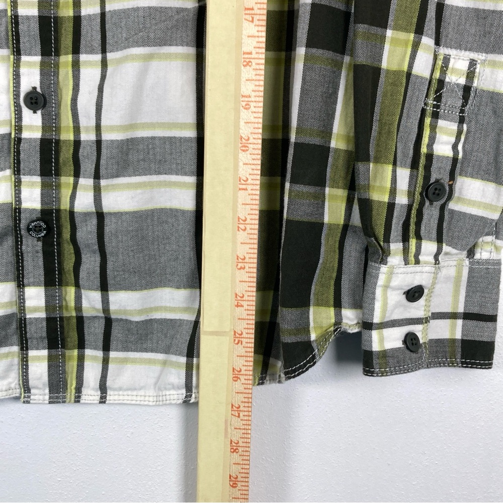 Columbia Sportswear Company Men's M Plaid Long Sleeve Button Down Shirt Cotton - Picture 10 of 16